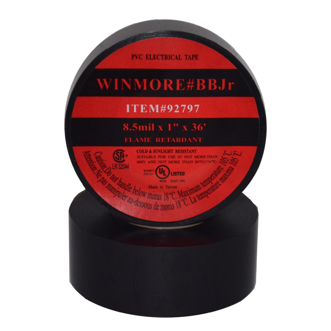 Winmore Black Electrical Tape