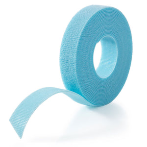 VELCRO® Brand ONE-WRAP® Strap 3/4" Aqua Roll